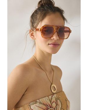 Aire Whirlpool Aviator Sunglasses - Brown