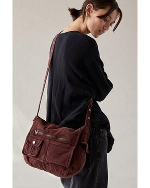 BDG Denim Messenger Bag - Brown