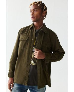 Levi's Jackson Corduroy Long Sleeve Button-Down Worker Shirt - Green