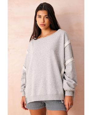 Out From Under Elodie Oversized Sweatshirt - Grey