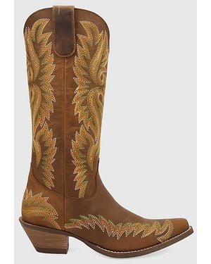 Dingo Lantana Leather Boot - Brown