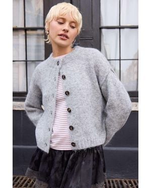 Urban Outfitters Uo Hudson Cardigan - Grey