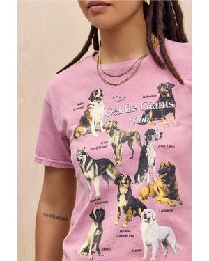 Urban Outfitters Uo Gentle Giants Relaxed T-shirt - Pink