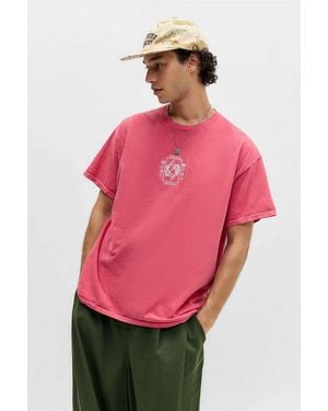 Urban Outfitters Uo Red Sakana T-shirt - Pink