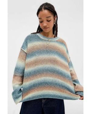 Urban Outfitters Uo Olivia Ombre Pullover Jumper - Blue