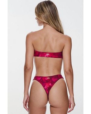 Sunkissed Le Bas Cheeky Bikini Bottom - Red