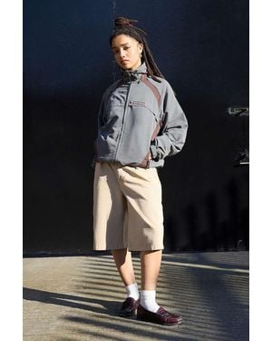iets frans... Tyla Panelled Shell Jacket - Blue