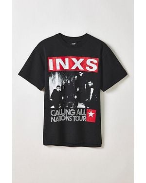 Urban Outfitters Inxs Tour Vintage Graphic Tee - Black