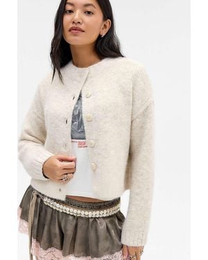 Urban Outfitters Uo Hudson Cardigan - White