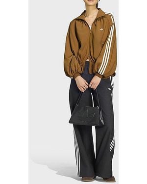 adidas Originals Blousy Oversized Funnel Neck Track Top - Multicolor