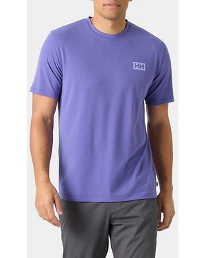 Helly Hansen Skog Graphic Tee - Purple