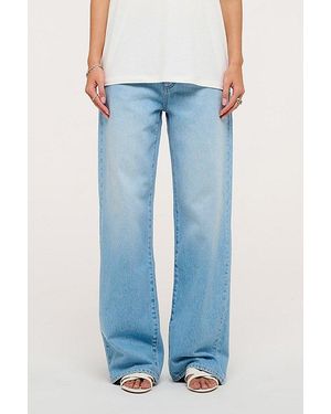 Abrand Jeans 95 Mid Baggy Brie Eyelet Jean - Blue