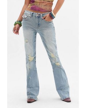 TRUE RELIGION Joey Big T Flared Jeans - Blue