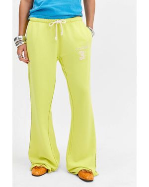 Jaded London Neon Yellow Cleo Slouchy Bootcut Joggers Xs At Urban Outfitters