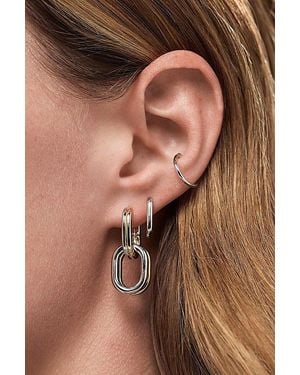 Ana Luisa Ash Double Links Drop Earrings - Brown