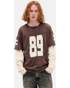BDG Red 89 Double Layer T-shirt for Men | Lyst UK