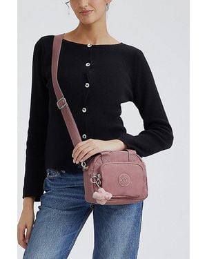 Kipling Defea Mini Nylon Crossbody Bag - Black
