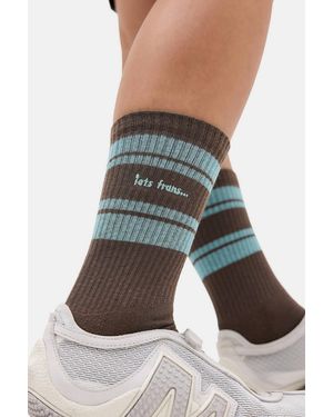 iets frans... Sports Socks - Blue