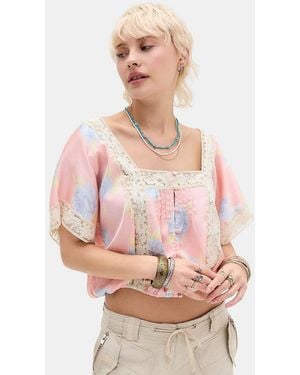 Kimchi Blue Ada Blouse - Pink