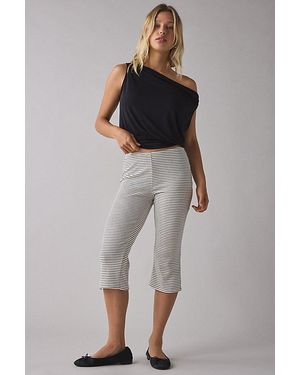 Vintage & ReMADE by UO Remade By Uo Remnants Knit Capri Pant - Gray