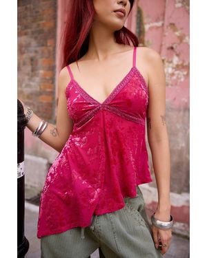 Kimchi Blue Estelle Asymmetric Longline Cami - Pink
