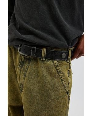Urban Outfitters Tooled Western Belt - Green