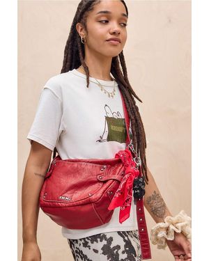 BDG Reggie Faux Leather Sling Bag - Red