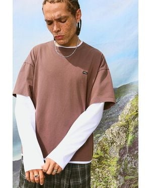 iets frans... Otis Double Layer T-shirt - Purple