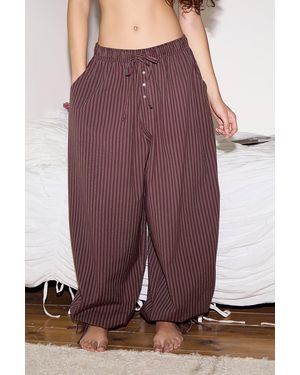 Out From Under Xl Balloon Pyjama Trousers - Purple