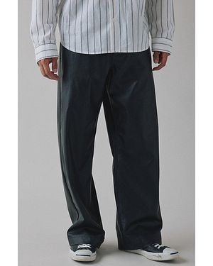 BDG Nitro Baggy Faux Leather Pant - Black