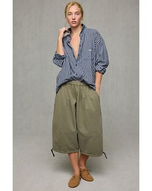 BDG Bobbi Cropped Baggy Pull-On Pants - Green