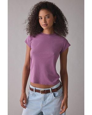 BDG Short Sleeve Spill The Tee - Purple