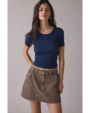 Levi's Icon Denim Mini Skirt - Blue