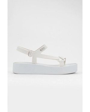 Melissa Downtown Strappy Platform Sandal - White