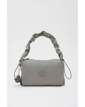 Kipling Eleni Smooth Satin Shoulder Bag - Gray