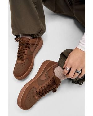 adidas Nike Brown Air Force 1 Trainers