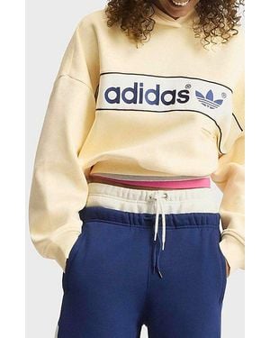 adidas Adisignature Ny Pullover Hoodie Sweatshirt - Blue