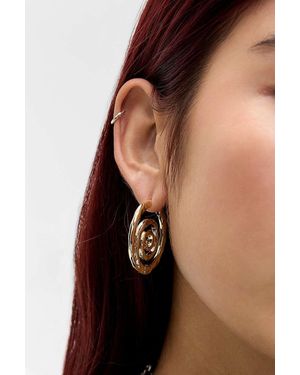 Urban Outfitters Swirl Earrings - Black