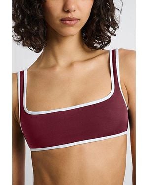 Onia Claire Bikini Top - Purple