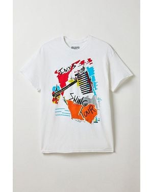 Urban Outfitters Inxs Swing Tour Graphic Tee - Gray