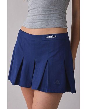 adidas Colour Pop Pleated Mini Skort - Blue
