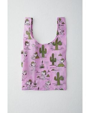 BAGGU X Peanuts Standard Printed Reusable Tote Bag - Pink