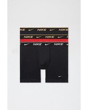 Nike Cotton Stretch Boxer Brief 3-Pack - Black