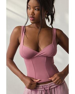 Out From Under Fuseform Seamed Plunge Tank Top - Multicolour