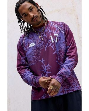 iets frans... Dragon Long Sleeve Football T-shirt - Purple