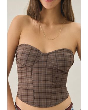 Kimchi Blue Divine Sweetheart Bustier - Brown