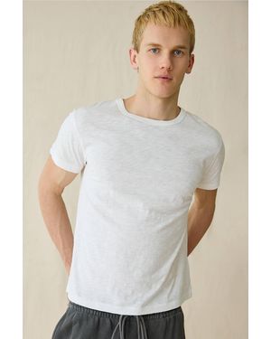 Standard Cloth Paco Slim Slub T-shirt - White
