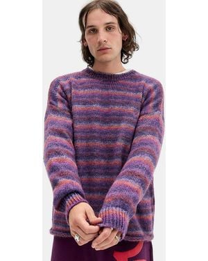 Ayker Hollie Crew Neck Jumper - Purple