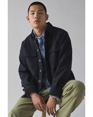 Urban Outfitters Uo Oli Knit Overshirt Top - Blue