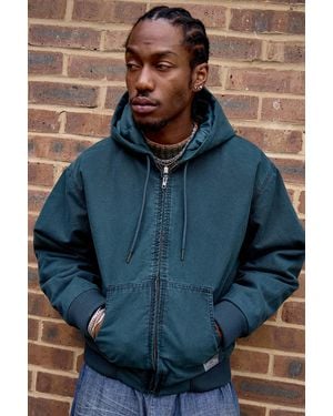 BDG Rex Hooded Skate Jacket - Blue